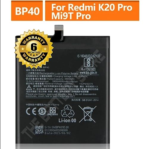 Image of THE BATTERY STORE Original BP40 Battery for Redmi K20 Pro, 9T M1903F11G Battery with 6 Month Warranty *** (DD137)