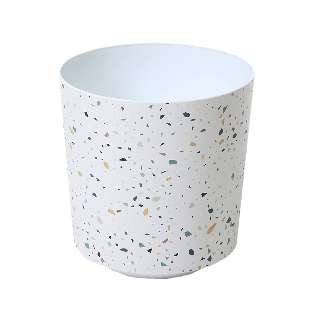 Muddy Hands Small Plant Pot Indoor Home House Decorative Flower Herb Planter Cover Holder (Terrazzo, Ø - Diameter 25cm)