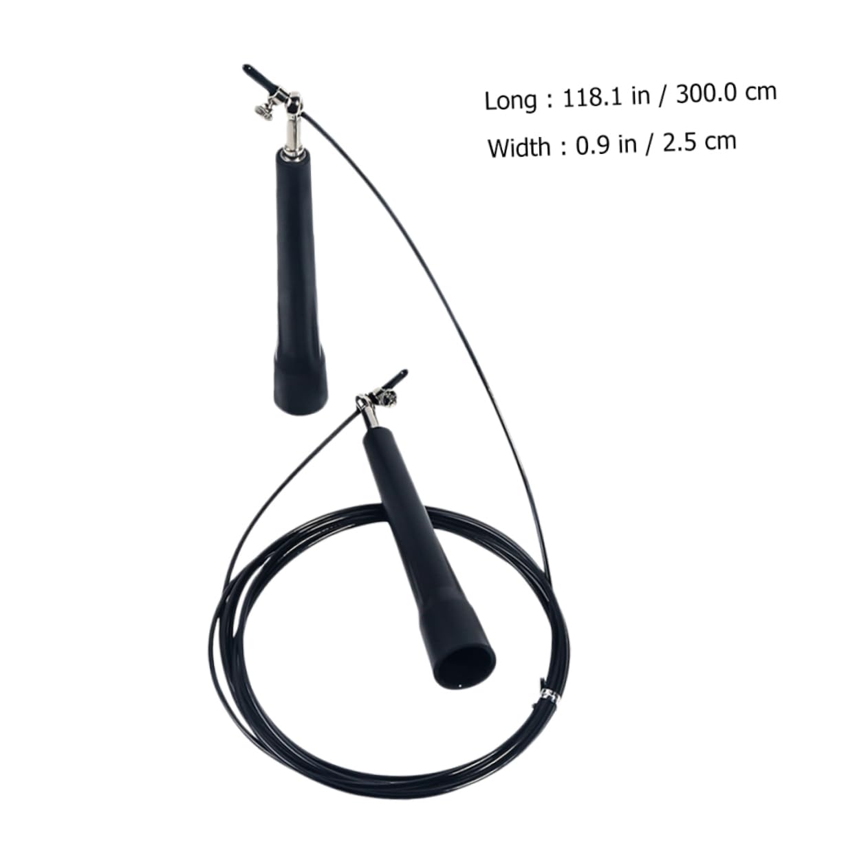 TOYANDONA Cuerda De Salto De Velocidad Salta La Cuerda Pesada Mangos Cable De Gimnasio Mango De Cuerda De Salto De Atletismo Saltar Cuerdas para Hacer Ejercicio Gimnasia SOGA Negro