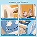 Promise Babe 5-in-1 Baby Wooden Activity Cube, Sea Ocean Montessori Toddler Toys for 1+ Year Old Boys Girls Gifts, Educational Learning Boat Toys for 1st Birthday Gifts for Kids