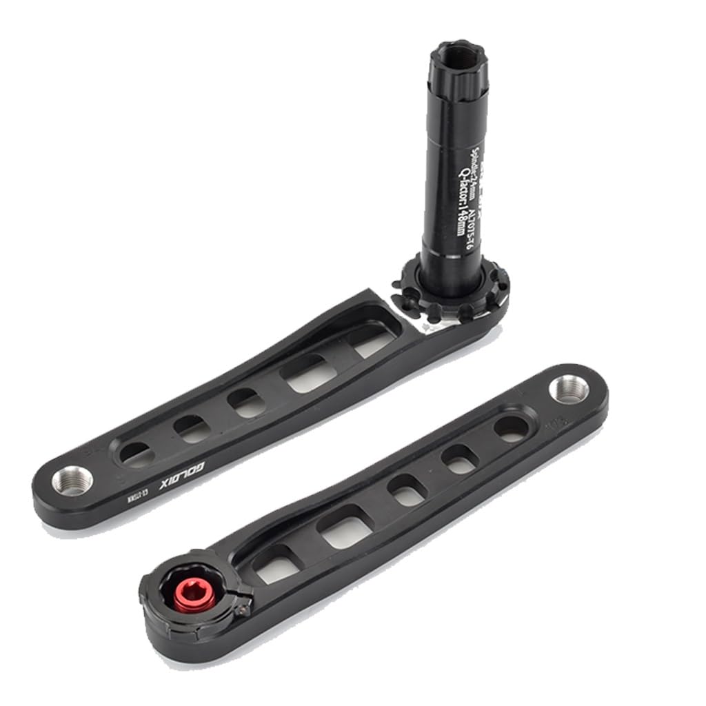 Zestaw korbowy do roweru szkieletowego 165 mm 170 mm 172,5 mm 175 mm MTB Hollow zintegrowane korby 50-34T 52-36T 53-39T podwójna tarcza łańcuchowa z dolnym wspornikiem