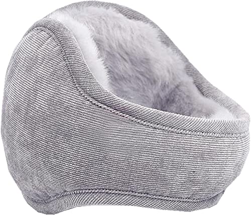 Orejeras cálidas de invierno para hombre, orejeras de forro polar para invierno, al aire libre, ciclismo, deportes, orejeras traseras, plegables, gruesas, resistentes al viento y anticongelante
