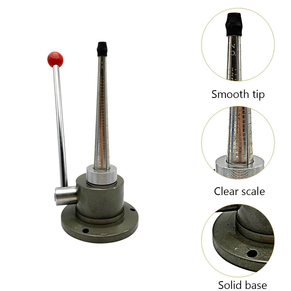 Ring -Stretch -Werkzeug, Fingerringstrecker Reduzierer, HK/USA/EU Drei Spezifikationsskala, Ringwerkzeug Sizer -Börse, Bandgrößenvergrößerungsreduktion, Juwelier -Shop -Werkzeug