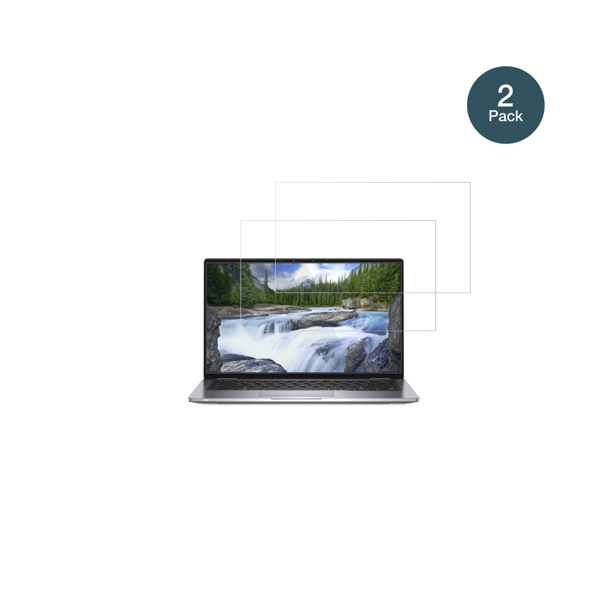 dipos 2x Pellicola Protettiva 9H trasparente per Dell Latitude 7400 2-in-1 | Non si rompe e non si scheggia, non è vero vetro, Anti-Shock, si adatta perfettamente, antigraffio, senza bolle, autoadesiva