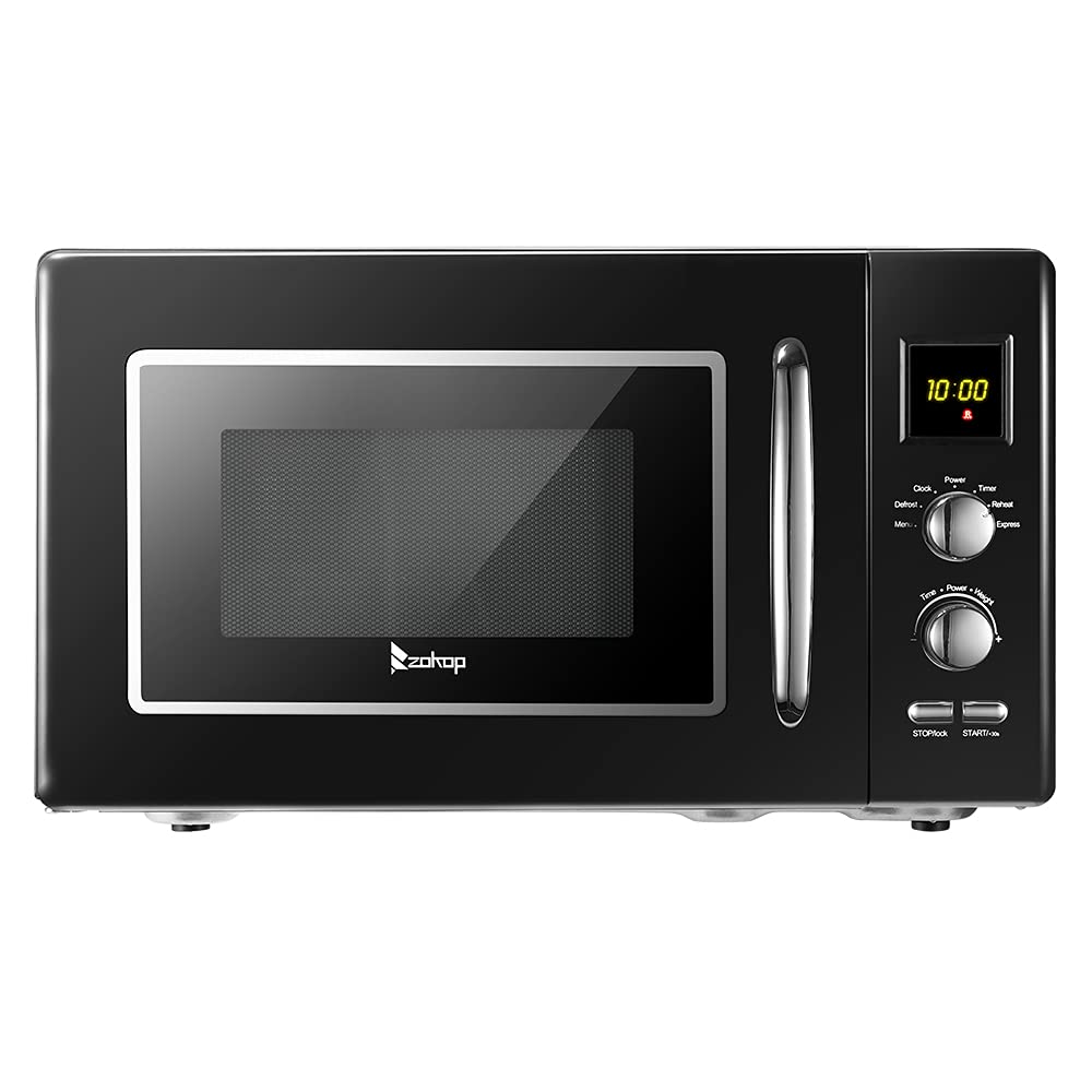Buy K KYMYCRAFT Retro Countertop Microwave Oven, 23L/0.9cuft 900W, 5