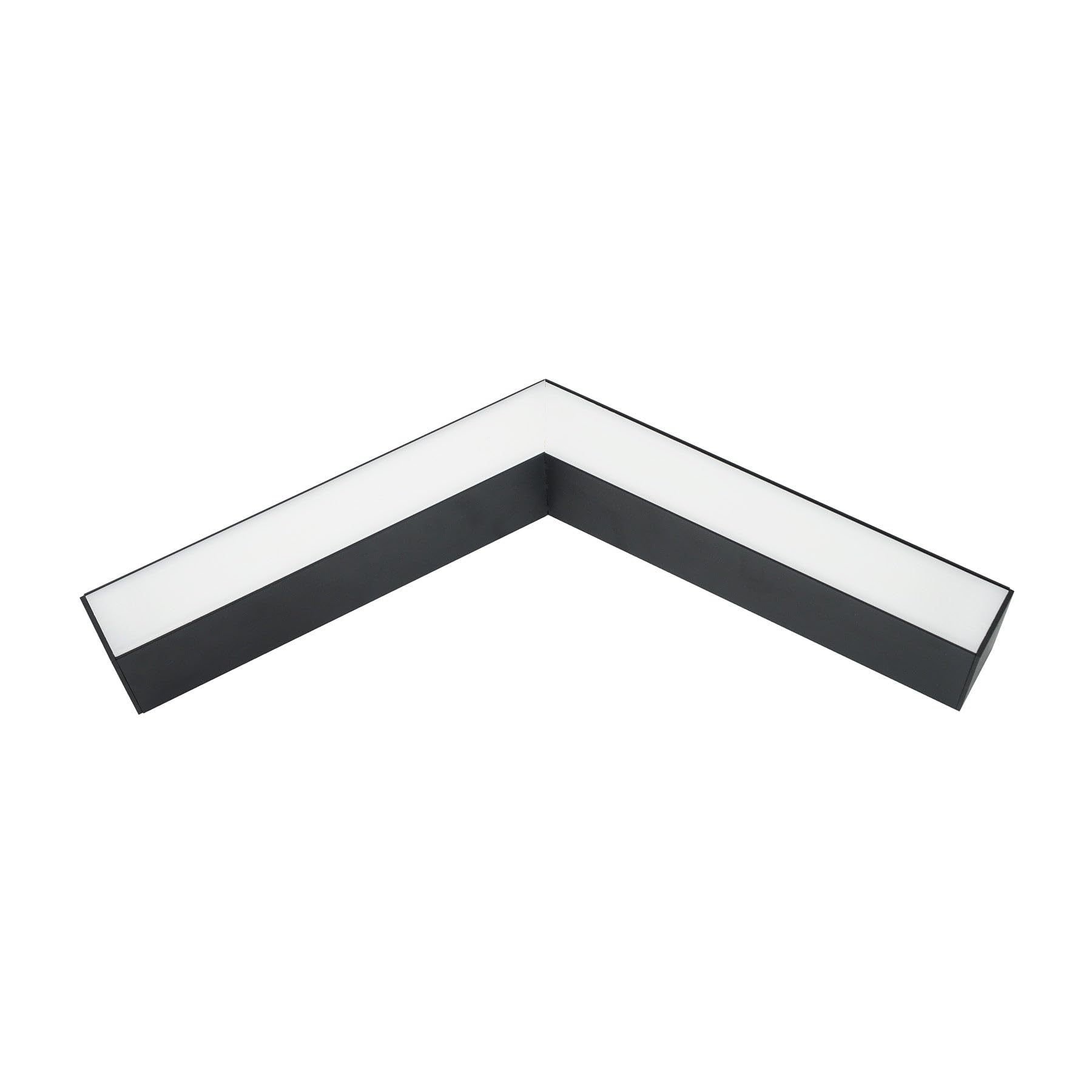 G.W.S® Black 120° L Shape Connector Module for LED Linear Light, 20W 3CCT 3000K/4000K/6000K Non-Dimmable