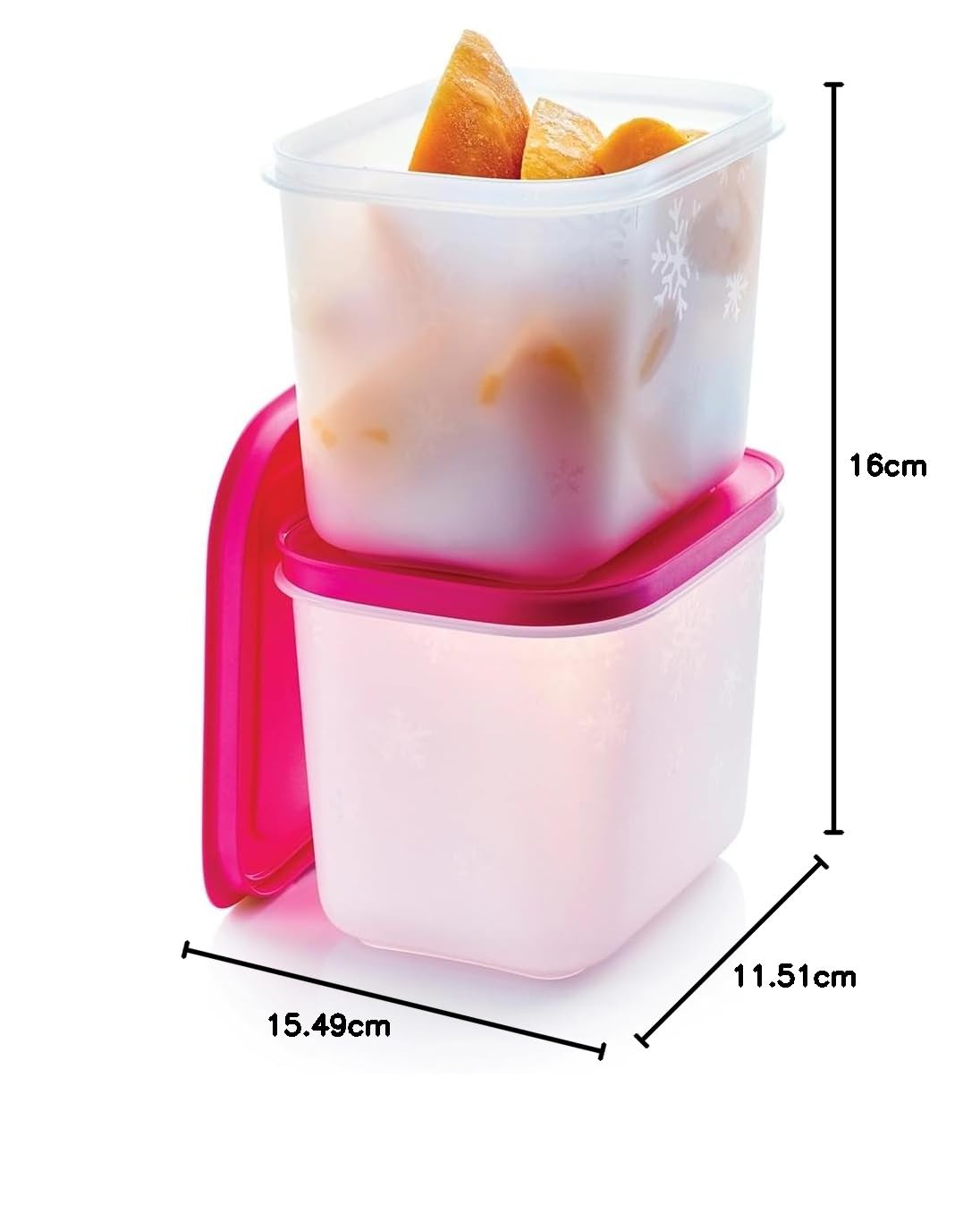 Tupperware Sandwich Keeper Set met 2 containers, vaatwasmachinebestendig en BPA-vrije container (2 scharnierende containers