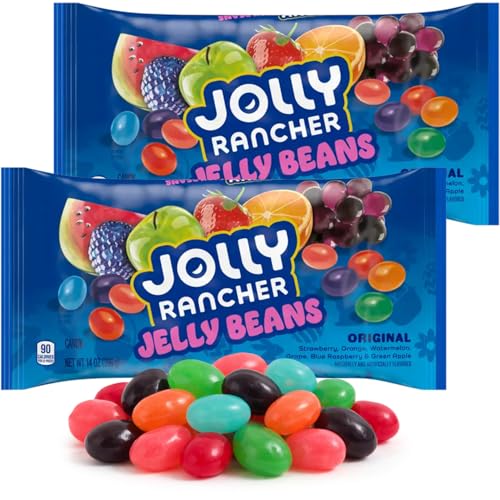 Jolly Rancher Easter Jelly Beans 2 Pack – Fruity Assorted Jelly Bean Candy, – Easter Candy for Baskets, Egg Hunts, Party Favors & Spring Treats