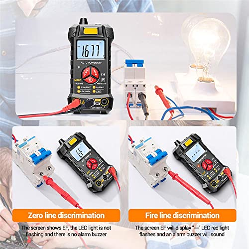 Jadeshay Multimetro M167 4000 Conti Multimetro