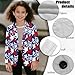 Ocwfudsx Girls Blazer Suit Long Sleeve Blazer Jacket Y2K Fashion Star Shawl Collar Formal Blazers Suit Open Front Inner Pocket for Kids 14Y