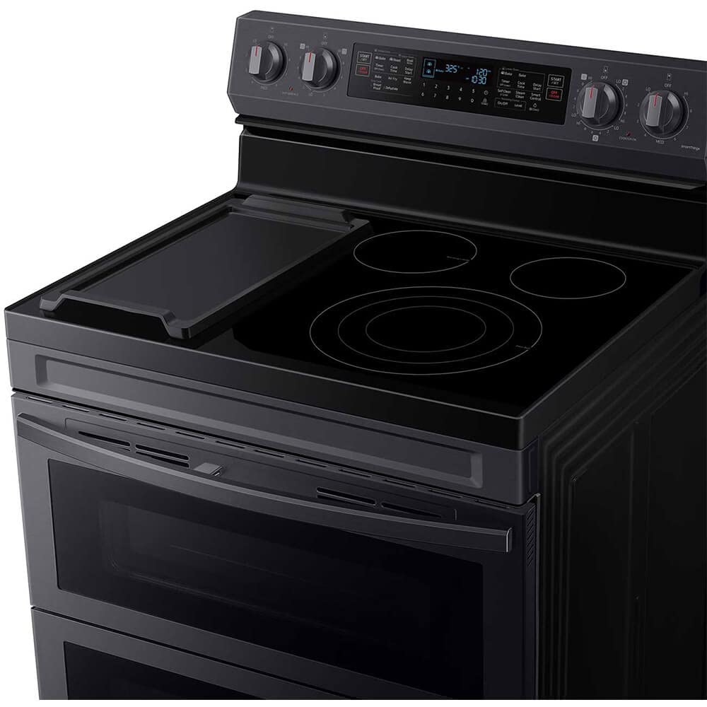 Samsung NE63A6751SG 6.3 Cu. Ft. Black Stainless Steel Smart Freestanding Electric Range