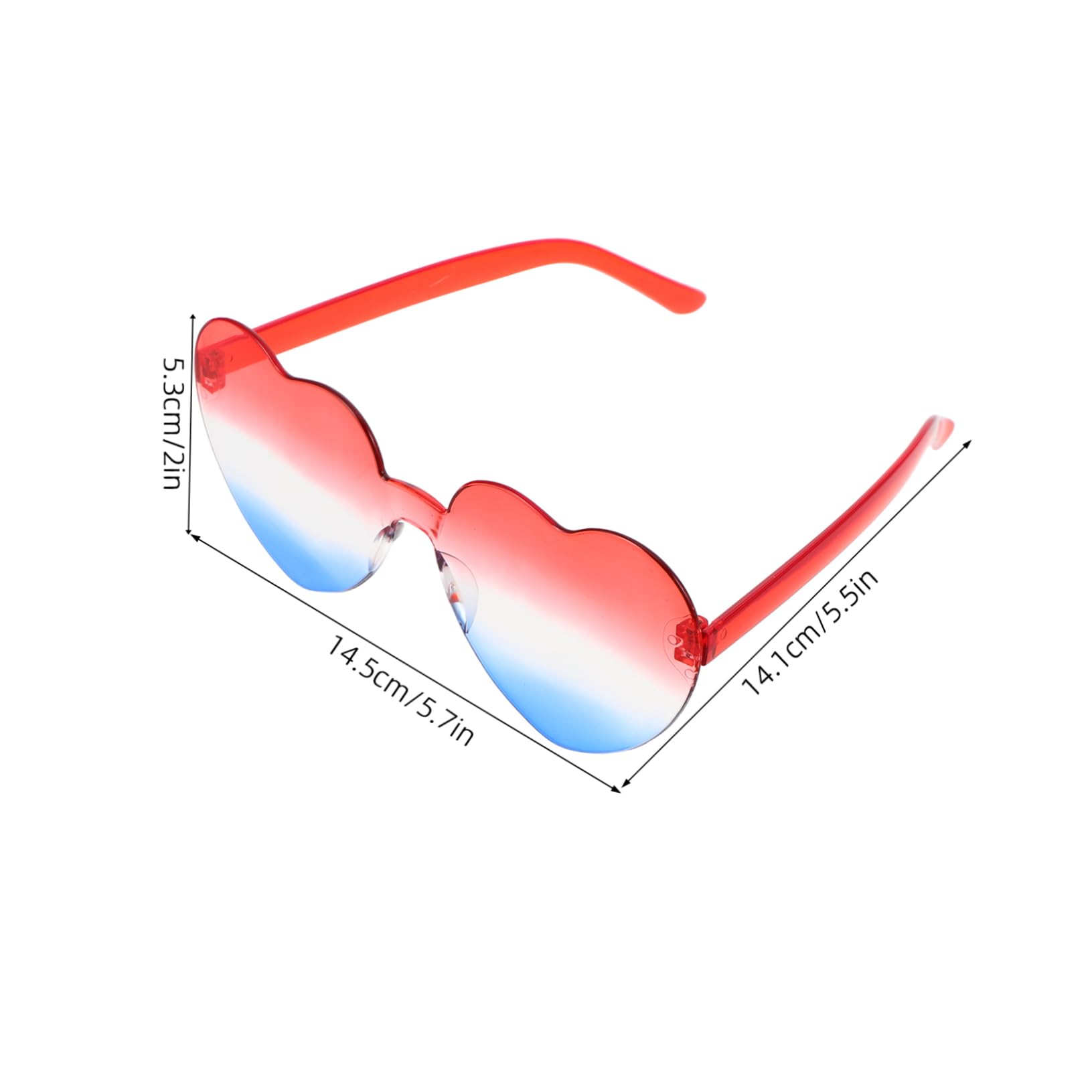 BESTonZON Fashion Sunglasses Men Party Eyewear Lightweight Comfort Patriotic Theme