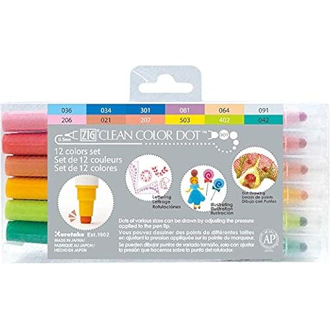 Kuretake ZIG Clean Color DOT 12 Set Cover