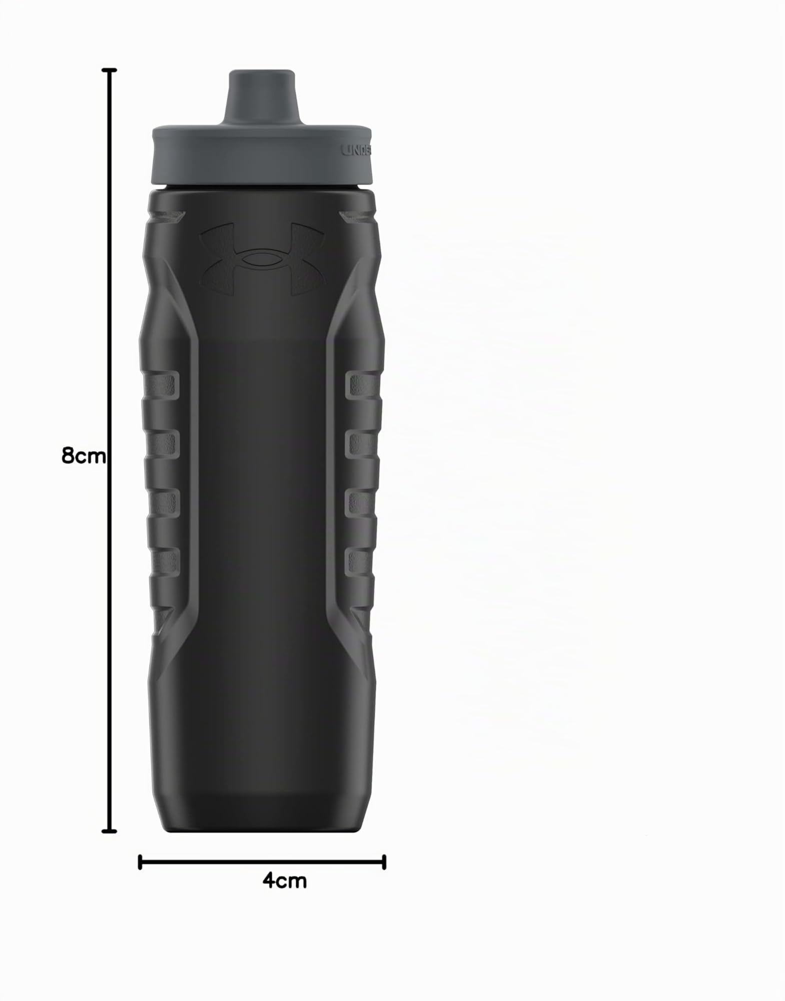 Under Armour Sideline Squeeze da 907,2 ml, colore: Nero/Pitch Grey