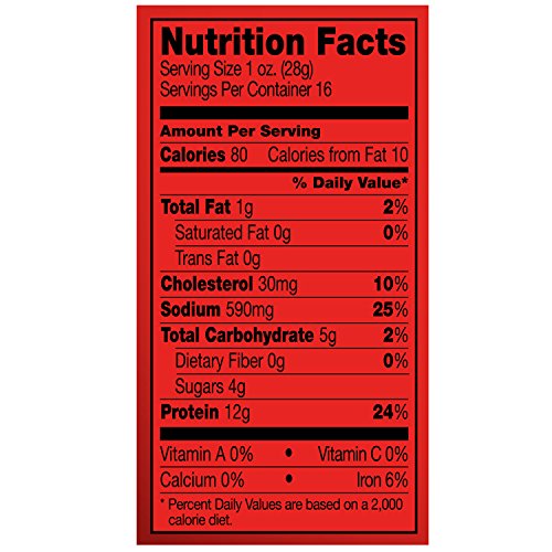 Jack Link's Meat Snacks Beef Jerky, Original, 16 Ounce (Pack of 1)