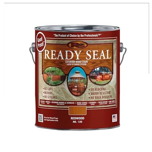 Ready Seal 120 Can Redwood Wood Stain 1 Gallon