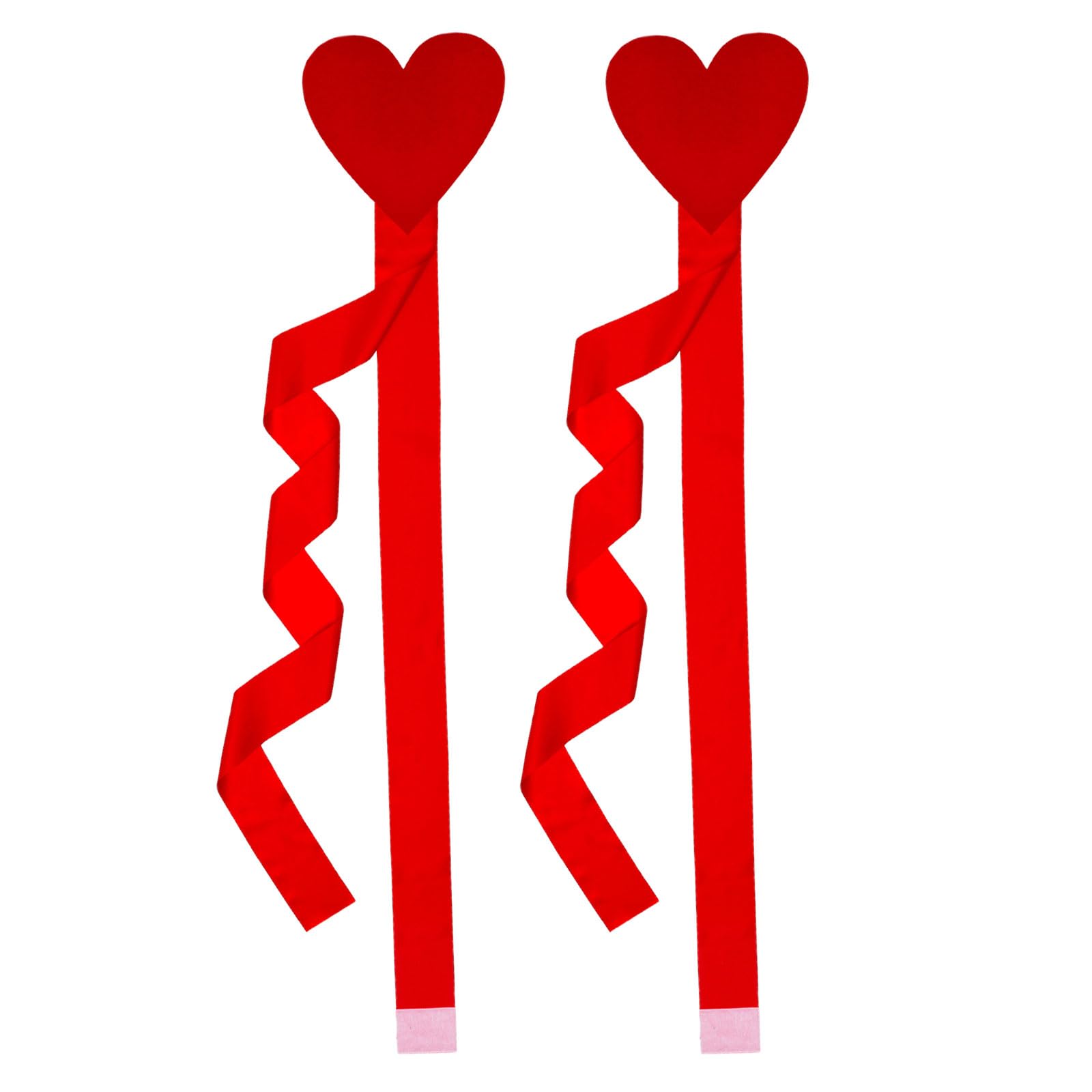 WLNEXT Felt Heart Ribbon with Smooth Brims Safe for Adhesive Backing Homes Decoration Furniture Wall Rentals Window