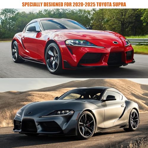 Image of Indoor Car Cover Replace for 2020-2025 Toyota Supra, Luxurious Stretch Satin Custom-fit Indoor Car Cover for Dust-Proof, Underground Garage, Car Show (Supra)