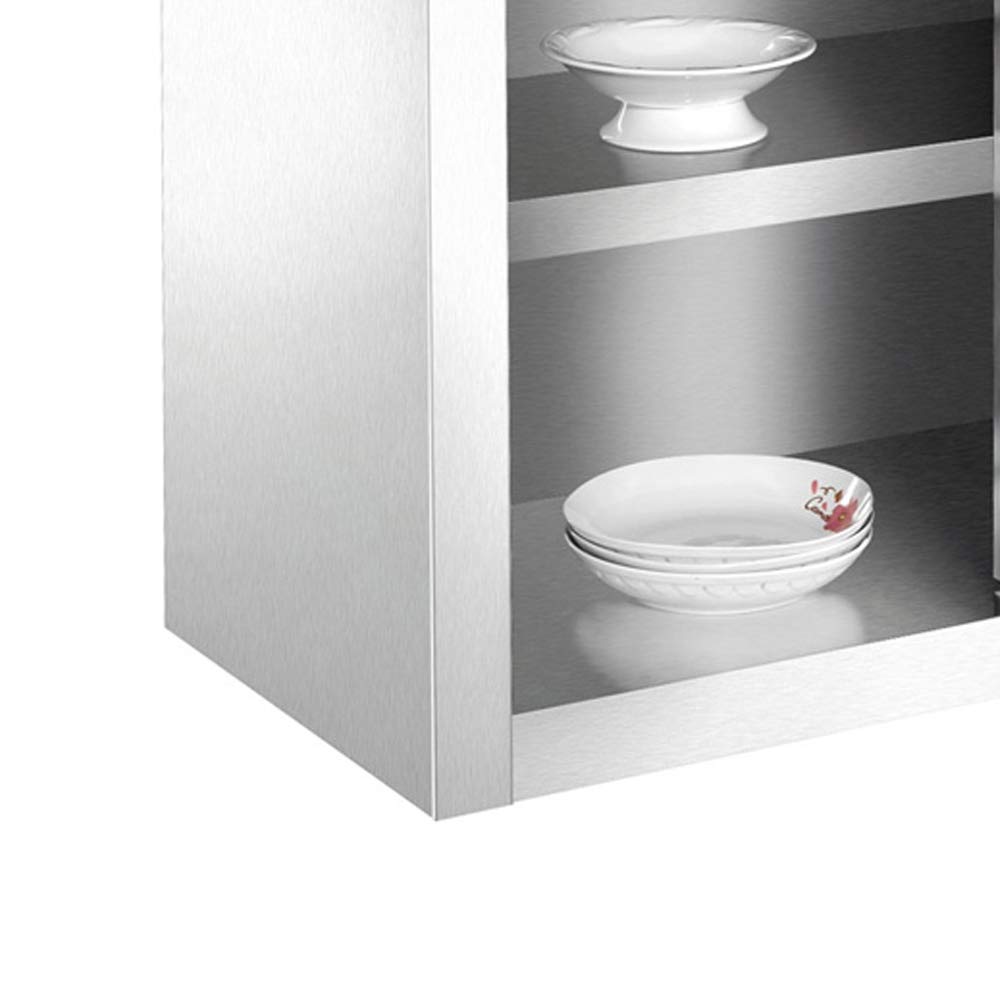 Armario de cocina, armario de pared en acero inoxidable 120x40x65cm ideal para restaurantes, cocinas, cantinas ...