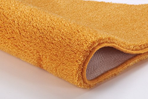 Kleine Wolke Badteppich Florenz, Safran, 80 x 140 cm – Bild 3