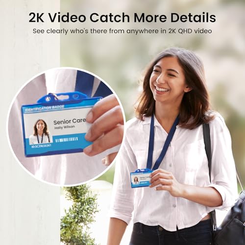 Aosu V8E2CA11 Doorbell Camera Wireless - Head-To-Toe View, Intelligent Package Detection, 2.4G Wi-Fi Video Doorbell With Chime thumb #5