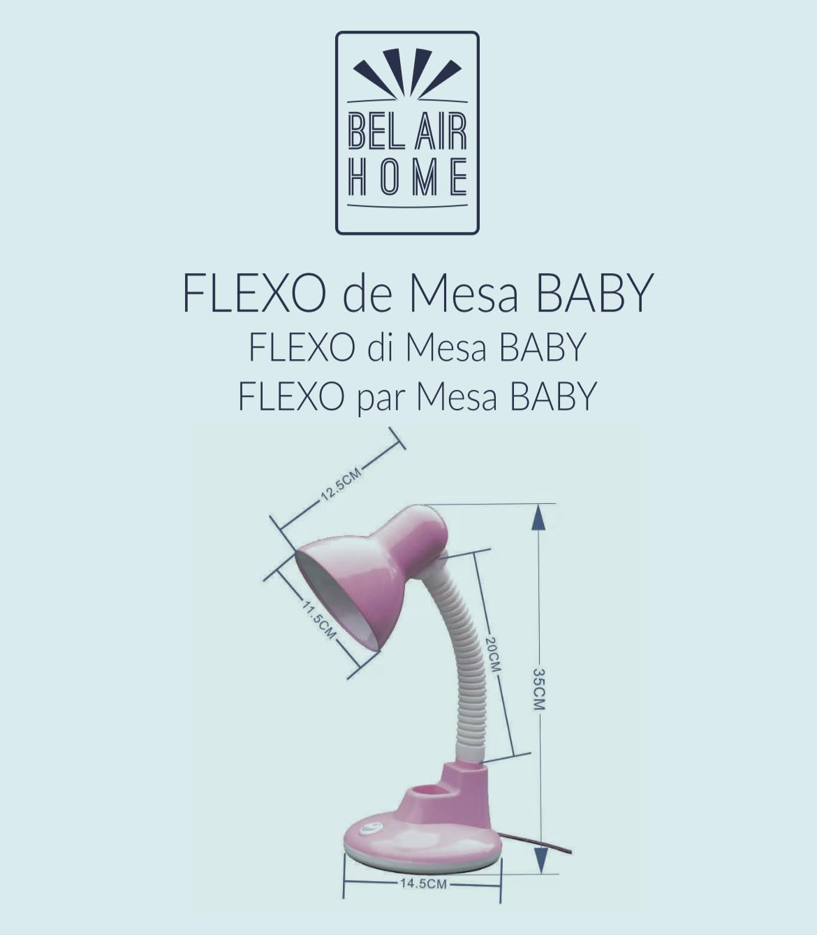 Lampada Da Scrivania Flexo ARGOS - Con Braccio Flessibile E Base In Legno, Per Lettura E Lavoro - Foto 4