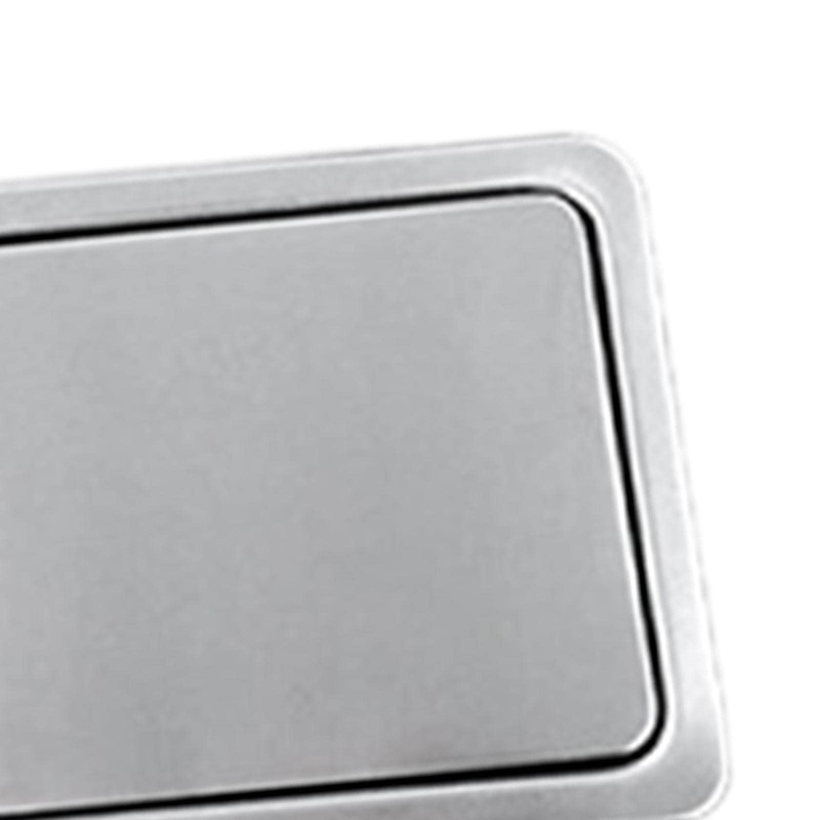 Versenkter Mülldeckel, Rechteckig, Küchenzubehör, Schwingdeckel für