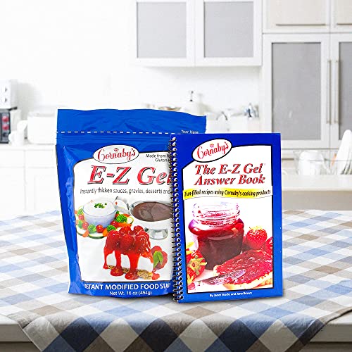Cornaby's E-Z Gel Starter Kit: Includes Cookbook And A 16 Oz Pkg. Of Ez-Gel; Non-Gmo, All-Natural, Instant Food Starch Granules For Thickening Sauces, Soups, Gravy, Desserts, Salad Dressing And More! #TOP7