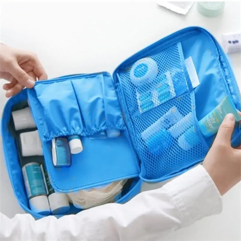 Borsa da Toilette ad Alta capacità per Esterni, Borsa per Il Trucco da Donna, Organizer per Cosmetici e Articoli da toeletta, Impermeabile, Custodia per Il Trucco da Donna