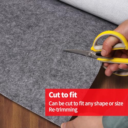 Aehisdhie Waterproof Rug Pad, 5X7 Ft Area Rug Non-Slip Carpet Pad, Non-Slip Rug Pads For All Floors And Finishes, Felt Pad For Hardwood Floors thumb #5