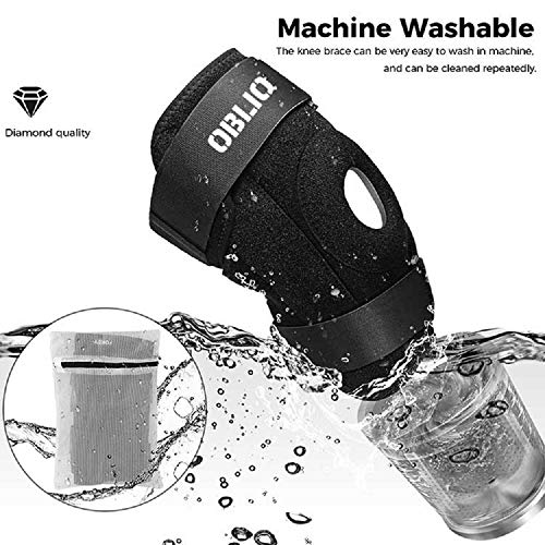 Image of OBLIQ Hinged Knee Braces for Men /Women with Lateral Support Dual Stabilizers - Fits Upto 20 Inches