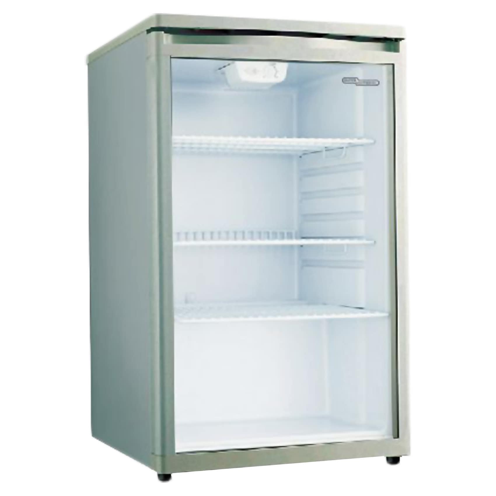 Super General 150 Liters Single Door Chiller SGSC138, Single Layered Glass Door, 3 Wired Shelves, Lock and Key, Defrost, 55 x 58 x 85 cm (WxDxH), White, 1 Year Warranty