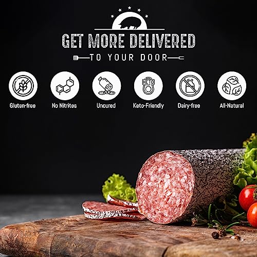 Foustman's Salami (Cabernet Wine) Artisanal, Nitrate-Free, Naturally Cured #TOP5