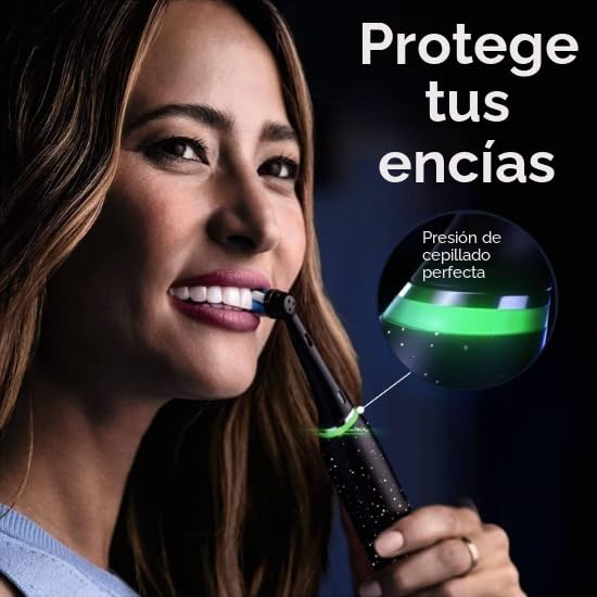 Oral-B iO 10 Edición Especial, Cepillo De Dientes Eléctrico Negro, 1 Cepillo, 1 Estuche De Viaje Cargador