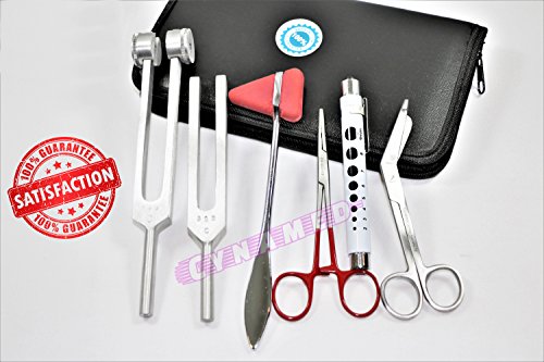 6PCS German NEUROLOGICAL Diagnostic Set- Tuning Fork C 128 + C 512 +