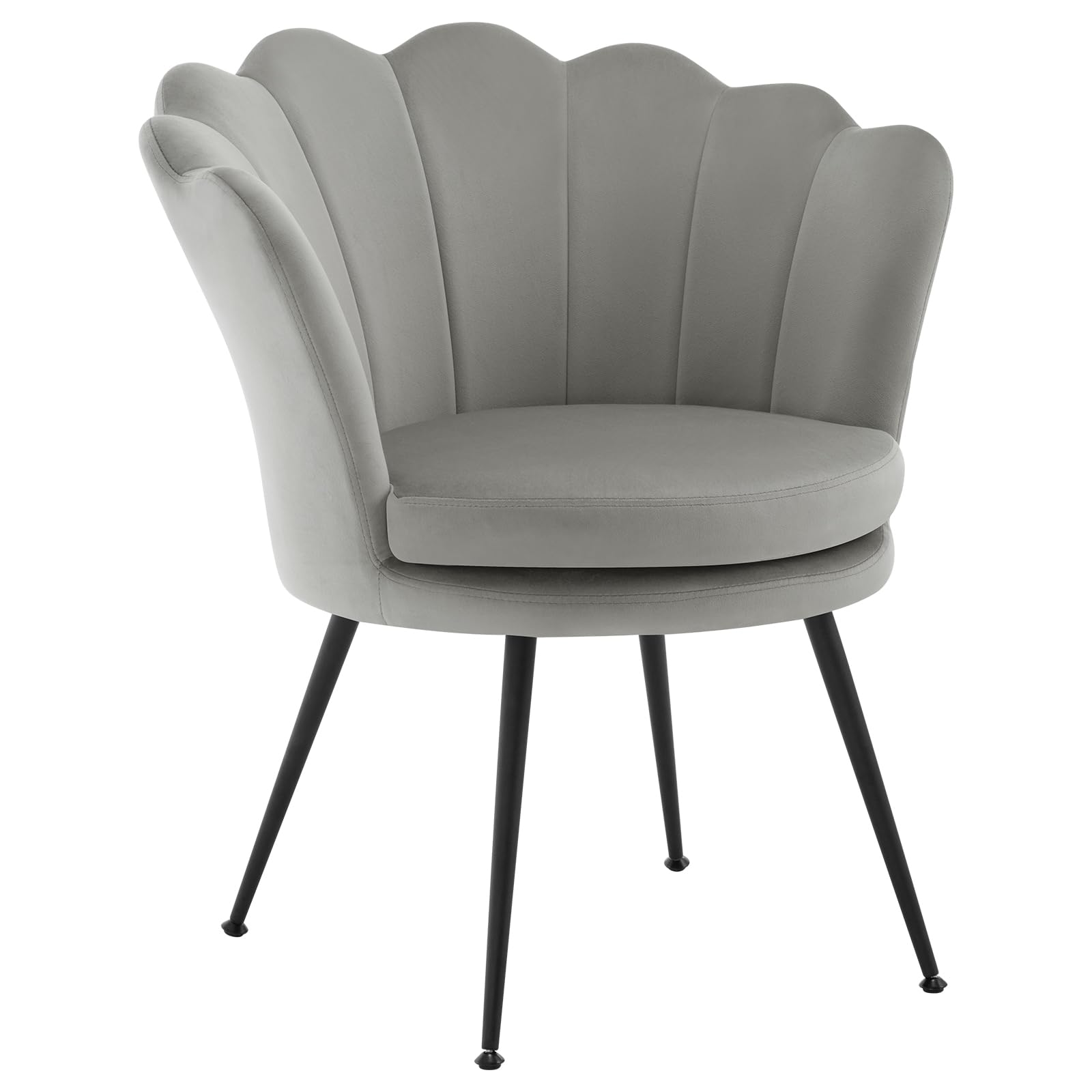 WOLTU Poltrona Relax A Forma Di Petalo - Gambe In Metallo Oro | Portata 150 Kg | Rosa