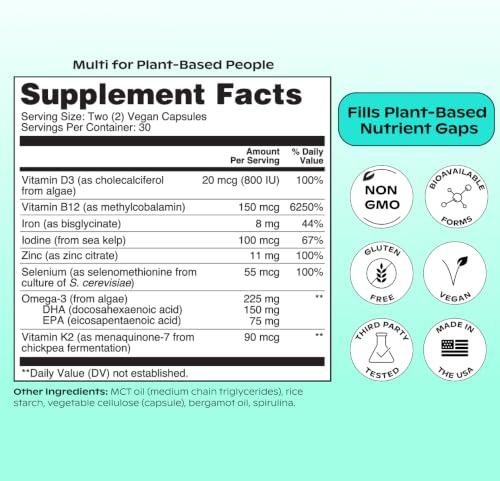 Wholier Multi for Plant Based People