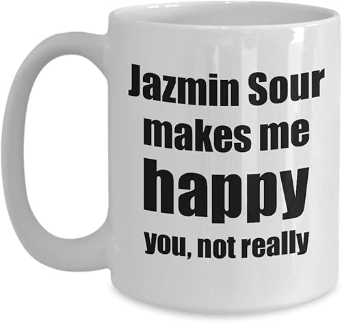 Miniatura 1 de Jazmin Sour Cocktail Mug Lover Fan Funny Gift Idea For Friend Alcohol Mixed Drink Novelty Gag Coffee Tea Cup 15 oz