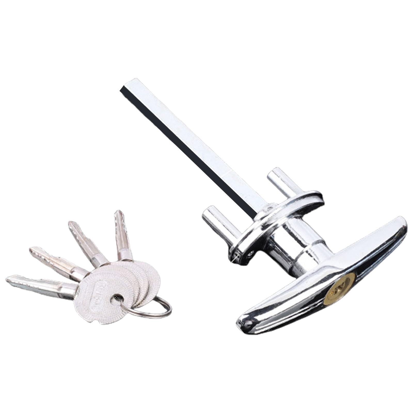 Shed Door Handle Replacement Garage Door Weatherproofs T Handle for Shed, Gate, Barn, Garage Enduring Campers Shell and Keys