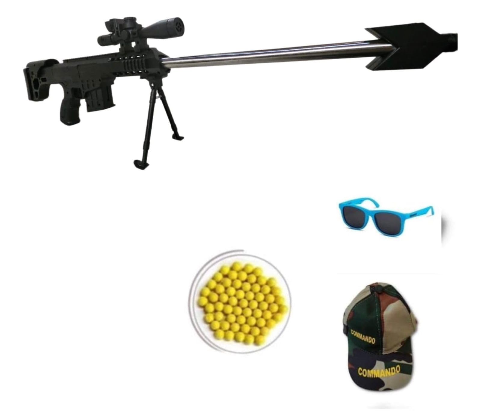 TILLU TIM TIM TOYS AF Big Toy Gun with BB Bullet Shooting Toy Gun Riffle