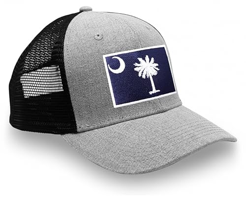 Image of International Tie State Hat for Men and Women, Adjustable Snapback Trucker Baseball Cap with Embroidered Patch