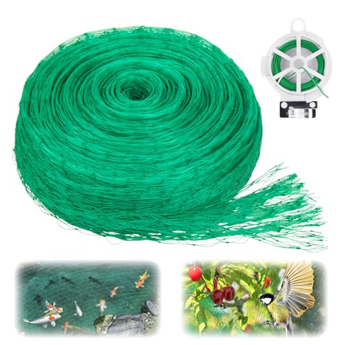 4 * 20M Filet Anti Oiseaux de Jardin Protecteur Maille Filet de Protection pour Arbres Fruitiers Protection et Animaux Réutilisable avec Mailles