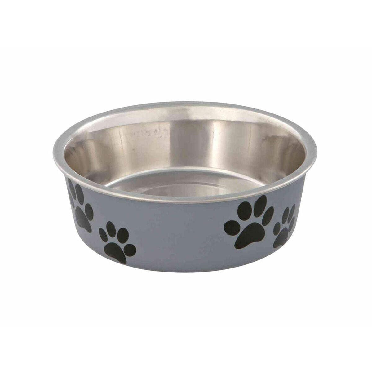 食器 Dog TRIXIE 25241 Stainless Steel Dog Bowl with Plastic Coating - 12 cm
