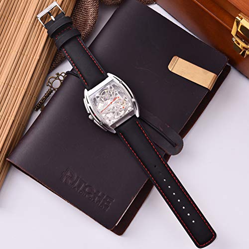 image for Ritche Quick Release Leather Watch Band 18mm 19mm 20mm 21mm 22mm 23mm 