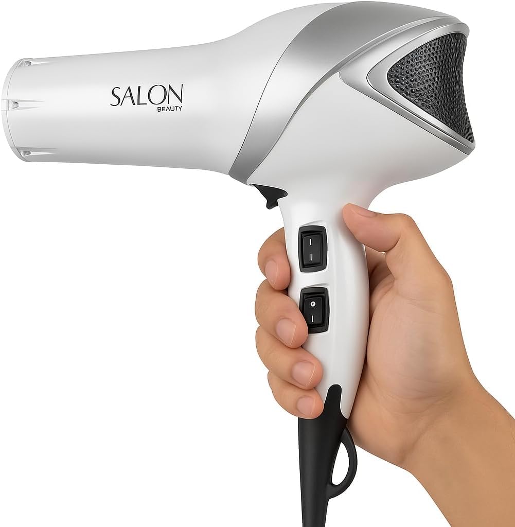 SB5200 Complete Hooded Hair Dryer System - Includes 1875W Pro Ionic Hair Dryer + Soft Bonnet Attachment Bundle - Full Motorized All-in-One Drying Station for Deep Conditioning & Curls