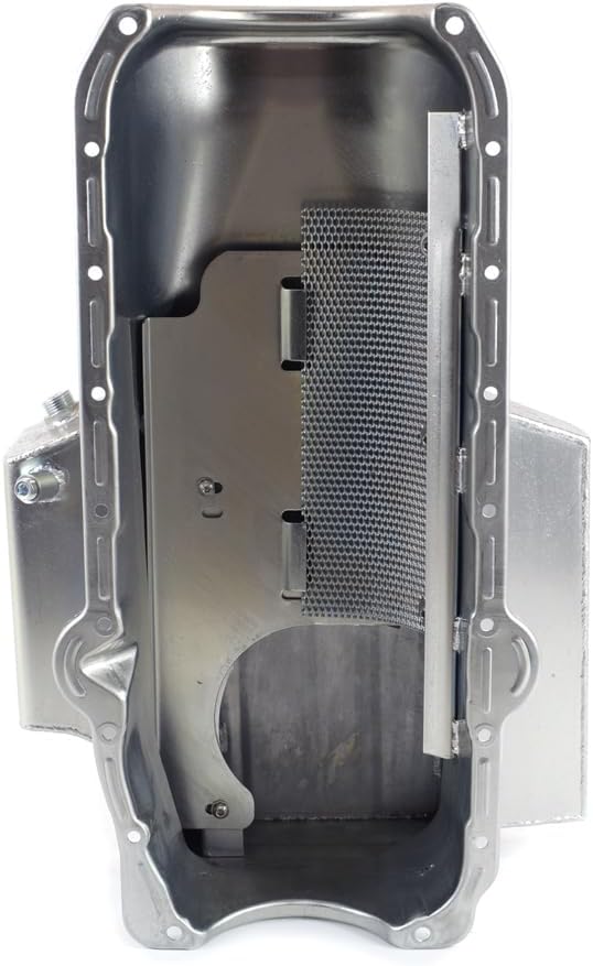 Canton Racing Products "11-102 Small Block Chevy Shallow Circle Track 12" Long Sump Oil Pan"