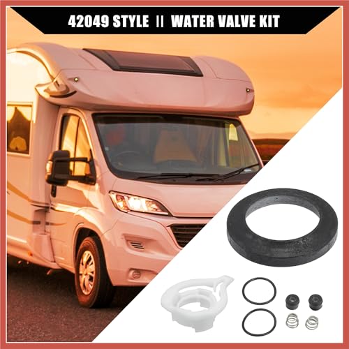 Image of ACROPIX 42049 Water Valve Style II Kit for Aqua Magic Style II Permanent Toilets /Leak-Resistant RV Toilet Water Assembly Valve Kit / 1Set Car Parts