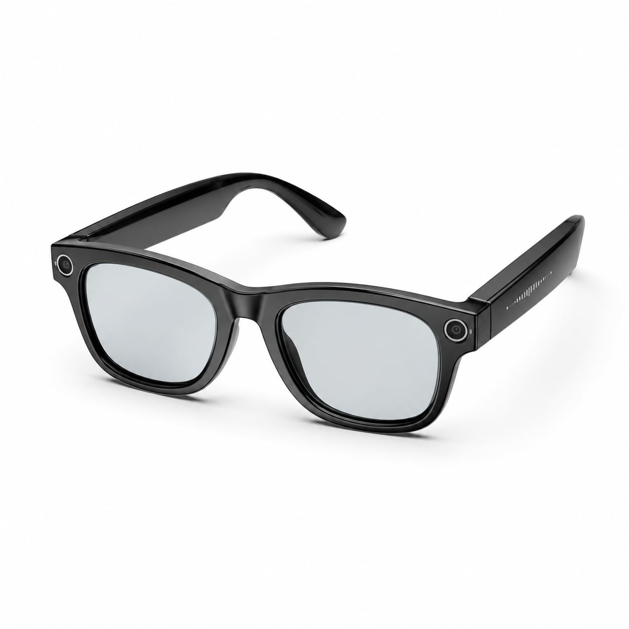Korons Occhiali Smart con Fotocamera HD da 8 MP, Registrazione Video, Traduzione AI e WiFi, Design Leggero con Montatura Sottile per Ufficio, Turismo, Comunicazione e Vita Quotidiana (Filtro Luce Blu)