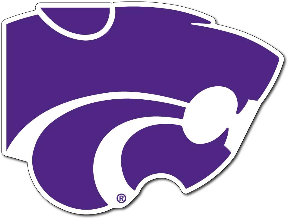 VictoryStore Magnets - Kansas State University Wildcat Shaped Magnet, Size 12 inches x 9 inches