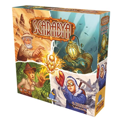 Blue Orange - Jeu de tuiles - Scarabya (Version multilingue)